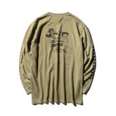 CLUCT / POSSE [DYED L/S TEE] (Tan)