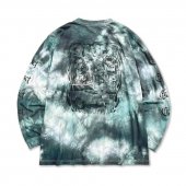 CLUCT / DUNKS L/S TEE TIE DYE #E .(LT.Green)