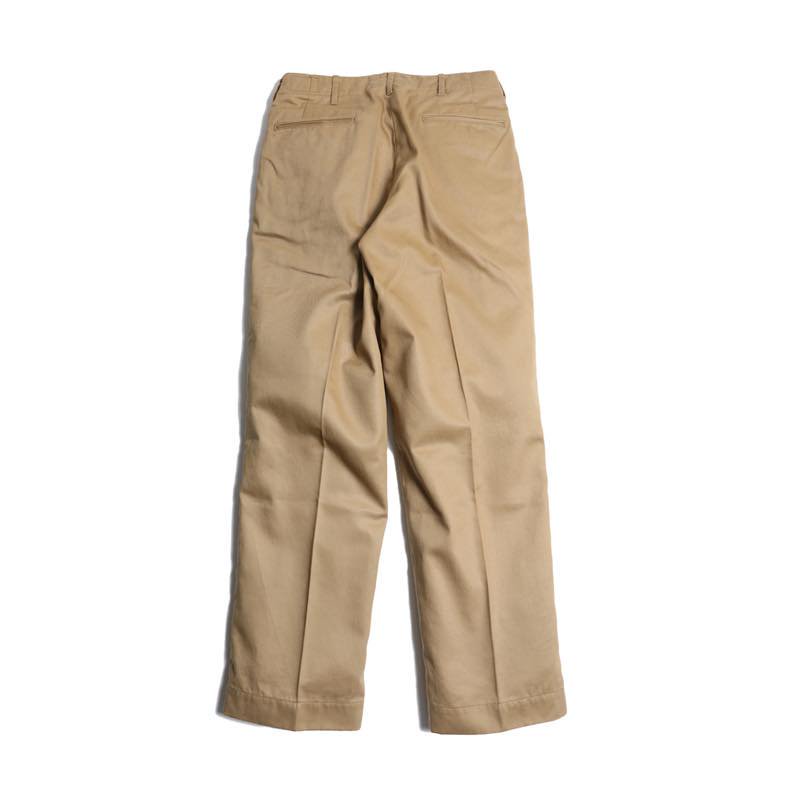 TROPHY CLOTHING - TANKER TROUSERS (KHAKI) TR24AW-601 - CANVAS CLOTHING  ONLINE STORE / 39 Shimeno Kanazawa Ishikawa JAPAN 920-0059