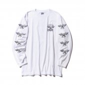 CLUCT / EYEBAT [L/S TEE] (White)