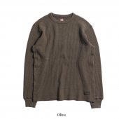 <img class='new_mark_img1' src='https://img.shop-pro.jp/img/new/icons1.gif' style='border:none;display:inline;margin:0px;padding:0px;width:auto;' />TROPHY CLOTHING - HEAVY WAFFLE MIL L/S TEE (OLIVE) TE-21