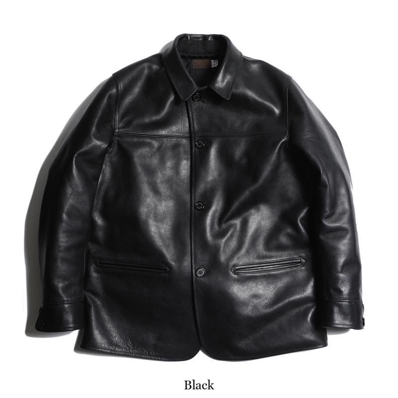 TROPHY CLOTHING - HERCULES STEERHIDE JACKET (BLACK) / TR-YL17 - CANVAS  CLOTHING ONLINE STORE / 39 Shimeno Kanazawa Ishikawa JAPAN 920-0059