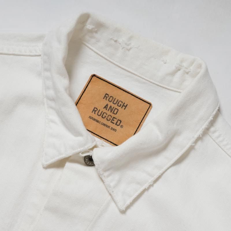ROUGH AND RUGGED / HEAD LIGHT (White) - CANVAS CLOTHING