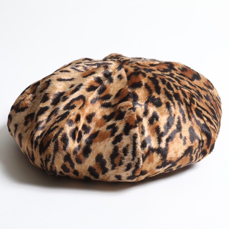 OLD STANDARDS - ANIMAL BIG BERET (Leopard) - CANVAS CLOTHING ONLINE STORE /  39 Shimeno Kanazawa Ishikawa JAPAN 920-0059