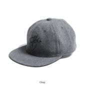 <img class='new_mark_img1' src='https://img.shop-pro.jp/img/new/icons50.gif' style='border:none;display:inline;margin:0px;padding:0px;width:auto;' />TROPHY CLOTHING - ATELIER LOGO WOOL BALL CAP (GRAY) / TR24AW-705