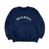 <img class='new_mark_img1' src='https://img.shop-pro.jp/img/new/icons1.gif' style='border:none;display:inline;margin:0px;padding:0px;width:auto;' />HWZN.MFG.CO.(HWZN BROSS) / OLD-E CREW SWEAT SHIRTS (Navy)