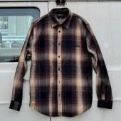 <img class='new_mark_img1' src='https://img.shop-pro.jp/img/new/icons1.gif' style='border:none;display:inline;margin:0px;padding:0px;width:auto;' />ORANGE COMPANY / OC FLANNEL SHIRT (Brown)