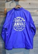 <img class='new_mark_img1' src='https://img.shop-pro.jp/img/new/icons1.gif' style='border:none;display:inline;margin:0px;padding:0px;width:auto;' />CANVAS / CIRCLE LOGO COACH JACKET (Royal)