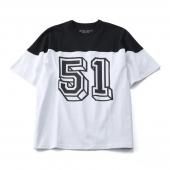 <img class='new_mark_img1' src='https://img.shop-pro.jp/img/new/icons1.gif' style='border:none;display:inline;margin:0px;padding:0px;width:auto;' />EVILACT / 51 HOCKEY SS (Black x White)