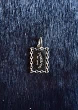 HWZN.MFG.CO. - CHAIN PLATE FLAME NECKLESS (BRASS)