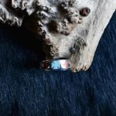 <img class='new_mark_img1' src='https://img.shop-pro.jp/img/new/icons1.gif' style='border:none;display:inline;margin:0px;padding:0px;width:auto;' />CANVAS  WWM - Cross Flames Chip Inlay Ring (L).
