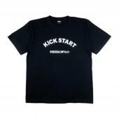 <img class='new_mark_img1' src='https://img.shop-pro.jp/img/new/icons1.gif' style='border:none;display:inline;margin:0px;padding:0px;width:auto;' />HWZN.MFG.CO.(HWZN BROSS) / KICKSTART SS T-SHIRTS (Black)