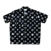 <img class='new_mark_img1' src='https://img.shop-pro.jp/img/new/icons1.gif' style='border:none;display:inline;margin:0px;padding:0px;width:auto;' />HWZN.MFG.CO. / CROSSCODE SHIRT (Black)
