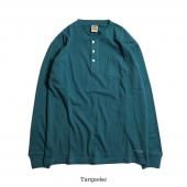<img class='new_mark_img1' src='https://img.shop-pro.jp/img/new/icons1.gif' style='border:none;display:inline;margin:0px;padding:0px;width:auto;' />TROPHY CLOTHING - OD HENLEY L/S TEE (TURQUOISE) TE-14
