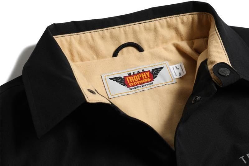 TROPHY CLOTHING - WARM UP JACKET (BROWN) TR25AW-501 - CANVAS