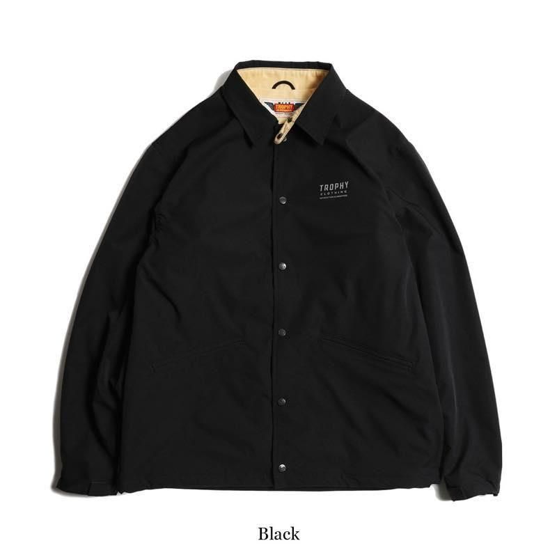 Trophy Clothing 黒 ナイロンジャケット TROPHY CLOTHING [-N-1 TR.mfg.Jacket- Black size.36,38,40,42