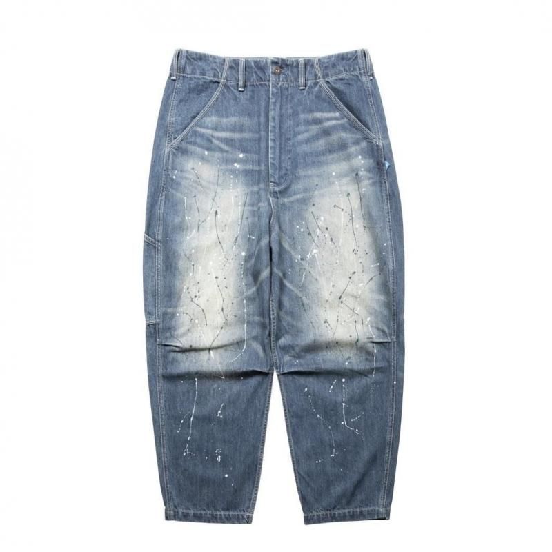 Liberaiders®︎ / DENIM SARROUEL PANTS (Blue) - CANVAS