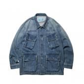 <img class='new_mark_img1' src='https://img.shop-pro.jp/img/new/icons1.gif' style='border:none;display:inline;margin:0px;padding:0px;width:auto;' />Liberaiders®︎ / DENIM COMBAT JACKET (Blue)