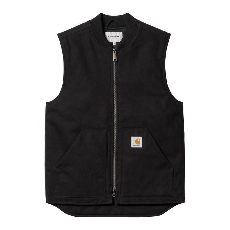 Carhartt WORK IN PROGRESS ベスト ブラック Carhartt WIP / CLASSIC VEST (Black rigid) - CANVAS CLOTHING ONLINE