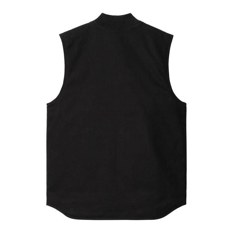 Carhartt WIP CLASSIC VEST ブラック Men's vests Carhartt WIP Classic Vest UNISEX Black Stone