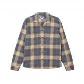 <img class='new_mark_img1' src='https://img.shop-pro.jp/img/new/icons50.gif' style='border:none;display:inline;margin:0px;padding:0px;width:auto;' />OBEY / LAUREL SHIRT (Coronet Blue Multi)