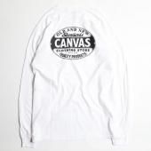 CANVAS / STANDARD LOGO L/S TEE (White)