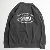 <img class='new_mark_img1' src='https://img.shop-pro.jp/img/new/icons1.gif' style='border:none;display:inline;margin:0px;padding:0px;width:auto;' />CANVAS / WC LOGO CREWNECK SWEAT 
