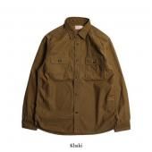<img class='new_mark_img1' src='https://img.shop-pro.jp/img/new/icons1.gif' style='border:none;display:inline;margin:0px;padding:0px;width:auto;' />TROPHY CLOTHING - HARVEST BACK SATIN SHIRT (KHAKI) / TR25AW-402
