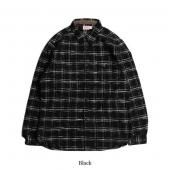 <img class='new_mark_img1' src='https://img.shop-pro.jp/img/new/icons1.gif' style='border:none;display:inline;margin:0px;padding:0px;width:auto;' />TROPHY CLOTHING - MACHINE AGE CHECK SHIRT (BLACK) / TR25AW-401