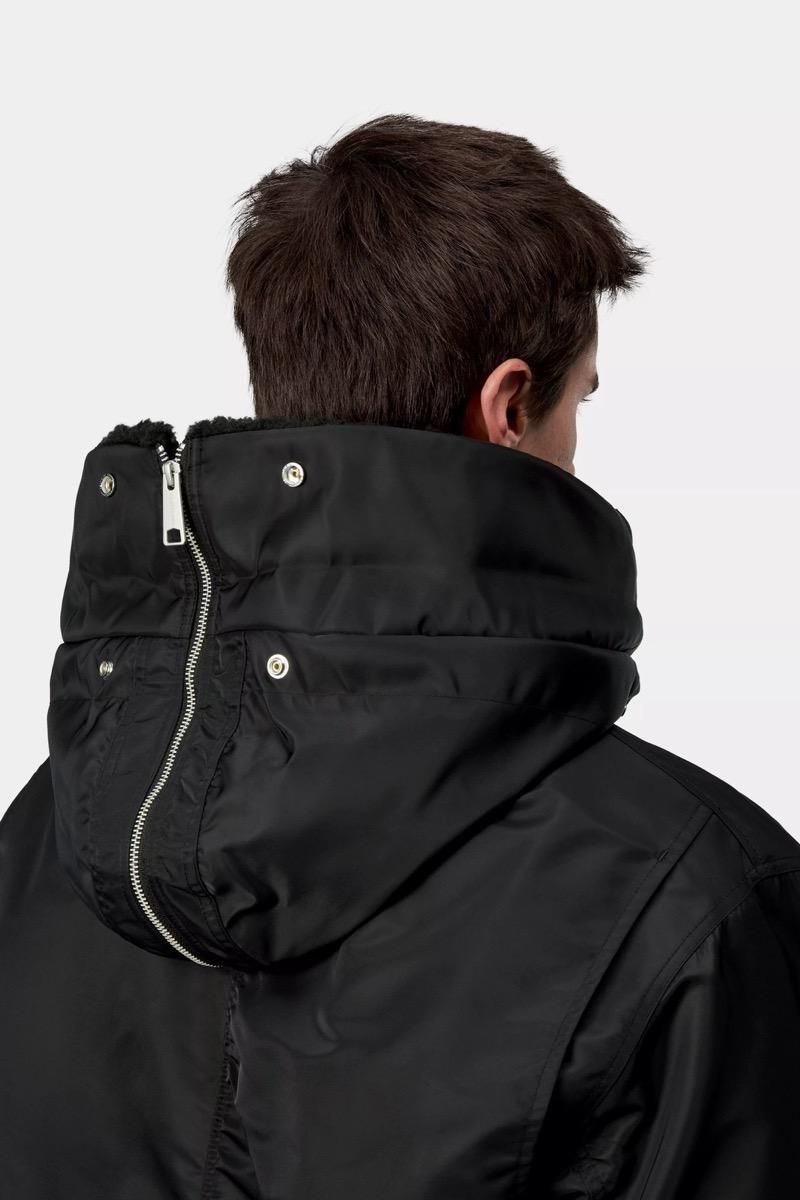Carhartt WIP / HOODED OLTERA BOMBER (Black / Black) - CANVAS