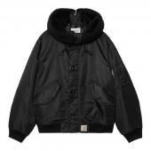 <img class='new_mark_img1' src='https://img.shop-pro.jp/img/new/icons1.gif' style='border:none;display:inline;margin:0px;padding:0px;width:auto;' />Carhartt WIP / HOODED OLTERA BOMBER (Black / Black)