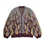 <img class='new_mark_img1' src='https://img.shop-pro.jp/img/new/icons1.gif' style='border:none;display:inline;margin:0px;padding:0px;width:auto;' />EVILACT / FLAMES MOHAIR CARDIGAN (Burgundy)