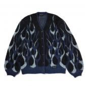 <img class='new_mark_img1' src='https://img.shop-pro.jp/img/new/icons1.gif' style='border:none;display:inline;margin:0px;padding:0px;width:auto;' />EVILACT / FLAMES MOHAIR CARDIGAN (Blue)