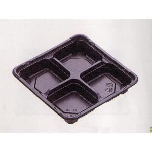 弁当容器 KB-2B 黒 蓋付セット (50枚入)内嵌合タイプ 電子 弁当容器 KB-2B 黒 蓋付セット (50枚入)内嵌合タイプ 電子