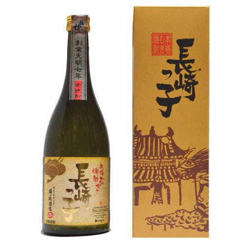 長崎っ子 麦焼酎 720ml （化粧箱入り） - 梅ヶ枝酒造 15,000円以上お