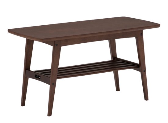 カリモク60 リビングテーブル小カフェブラウン色 | Plain Table