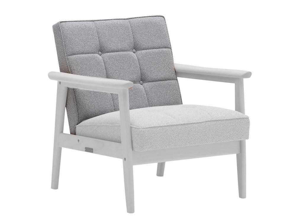 カリモク60 Kチェア（単品）　ミストグレー　1/2 送料無料】カリモク60 Kチェア1シーターミストグレー - ー北欧家具