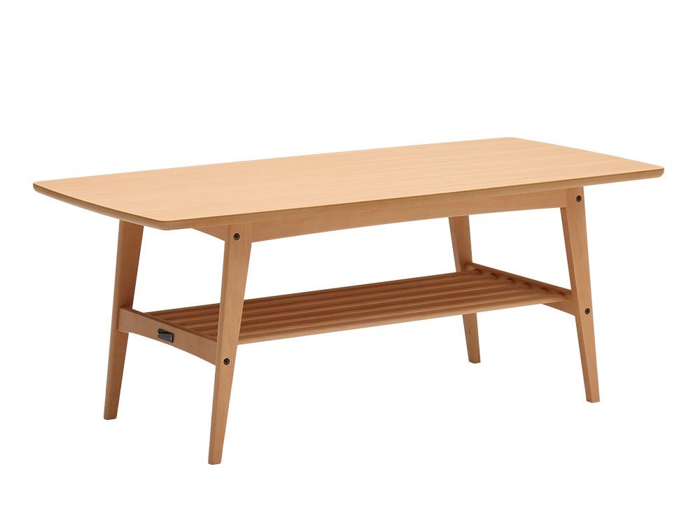 カリモク60 リビングテーブル大ピュアビーチ色 | Plain Table