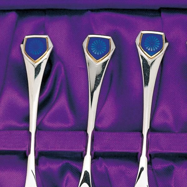 七宝ティースプーン 洋銀 5本セット - 叙勲・褒章・叙位ショップ