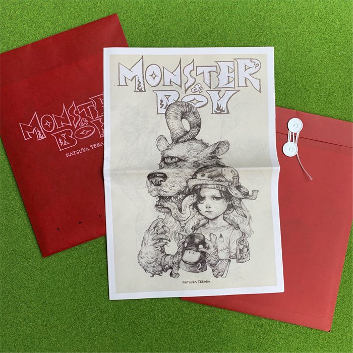 寺田克也 MONSTER & BOY - Alternative Manga T-Shirt Shop yonpo