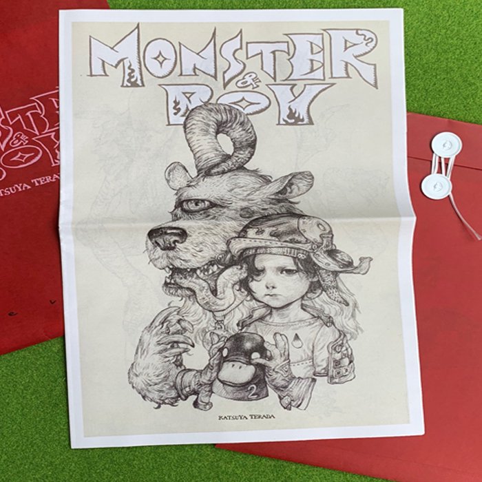 寺田克也 MONSTER & BOY - Alternative Manga T-Shirt Shop yonpo