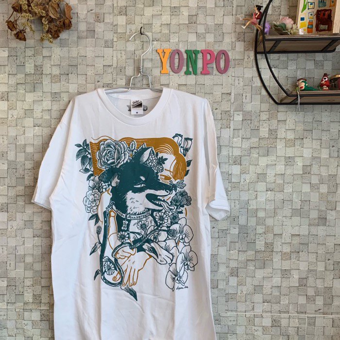 末山りん×yonpo15周年記念Tシャツ - Alternative Manga T-Shirt Shop yonpo