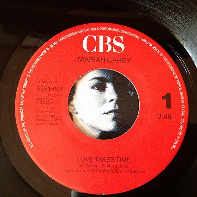 MARIAH CAREY / Love takes time (7inch holland) - charlie's record 