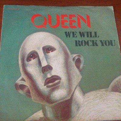 queen we 人気 will rock you レコード