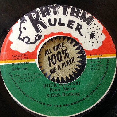 Peter metro & Dick ranking / Rock so good (7inch ja org