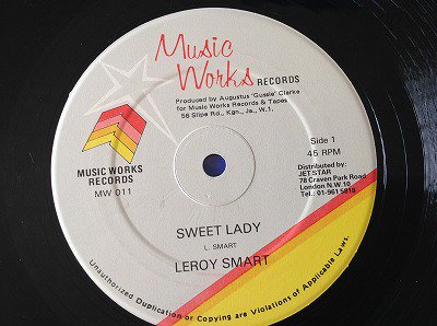 Leroy smart / sweet lady (12inch uk org) - charlie's record