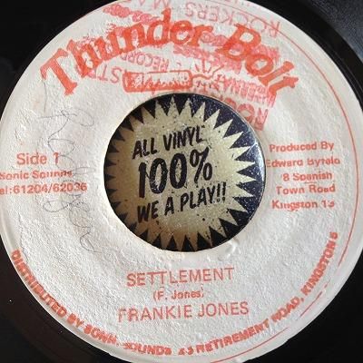 【超特価sale開催】  (7inch Settlement / Jones Frankie ja wol red org) 洋楽