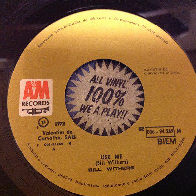 Bill Withers / Use Me (7inch portgal org) - charlie's record HIROSHIMA |  チャーリーズレコード