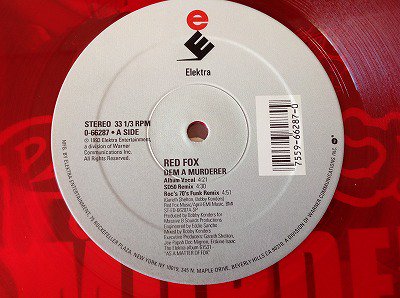 Red Fox / Dem a muderer (12inch us red org) - charlie's record HIROSHIMA |  チャーリーズレコード