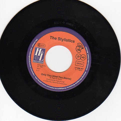 THE STYLISTICS / Only you - charlie's record HIROSHIMA